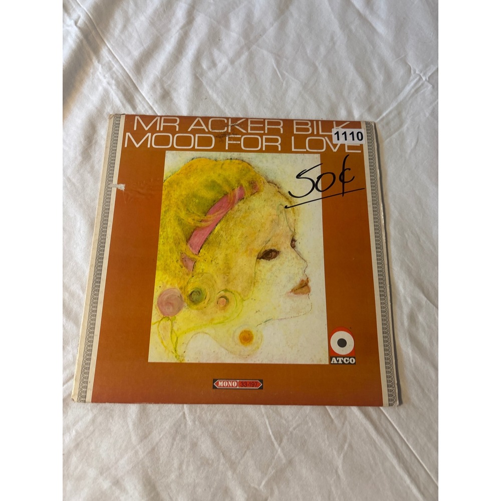 ATCO Mood For Love Vinyl LP Mr Acker Bilk 12" Black Fair Jazz Promo 33-197